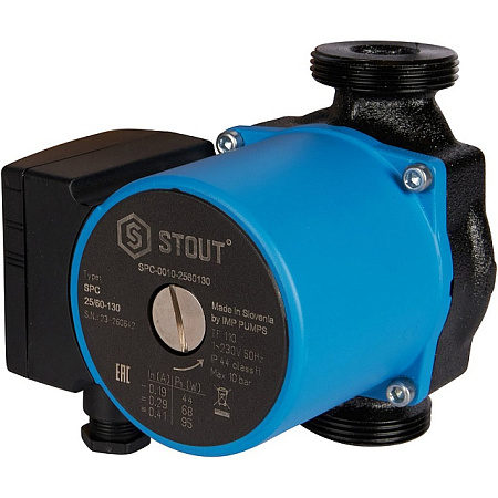 Насос циркуляционный STOUT 25/60 130 (SPC-0010-2560130)
