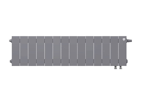 Радиатор биметаллический ROYAL THERMO PIANOFORTE SILVER SATIN VDR 200x14 секций (НС-1346024)