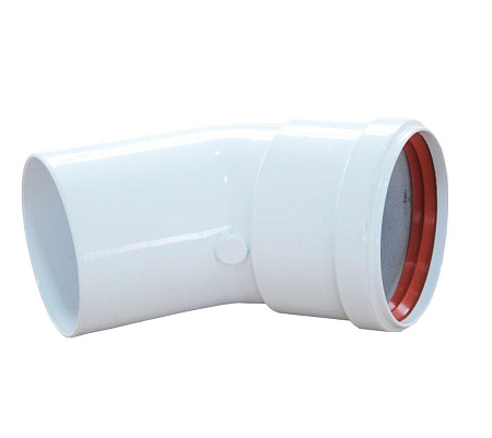 Колено PROTHERM 45° для газоотвода Ø80, Al. Для котлов Рысь, Ягуар.