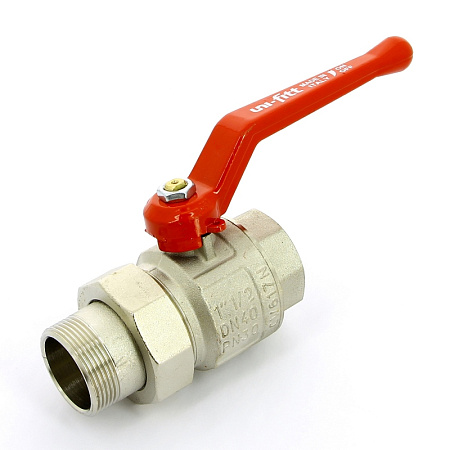 Кран шаровой с американкой UNI-FITT ETALON рукоятка 11/2"