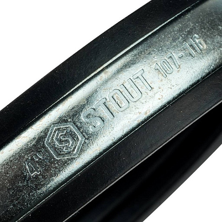 Хомут крепежный без шпильки М8 STOUT Ду100 (107-116) - 4"