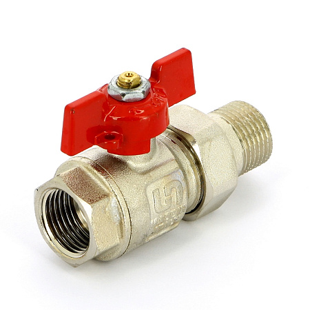 Кран шаровой с американкой UNI-FITT ETALON бабочка 1/2"