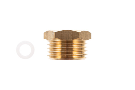 Переходник кран-подводка ГЕЙЗЕР 1/4"х1/2" вн.-нар. на металлизированную подводку