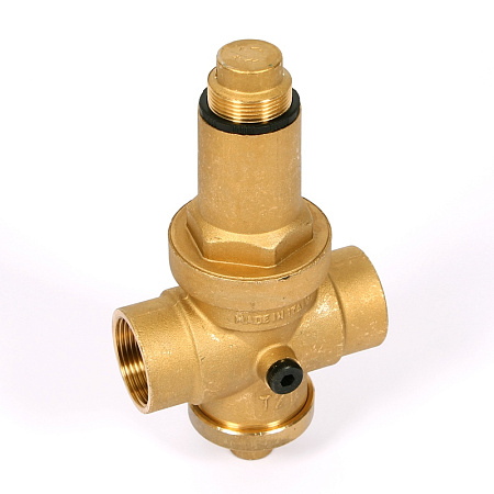 Редуктор давления UNI-FITT 11/4" В 0,5-6 бар PN25 с отверстием под аксиальный манометр 1/4"