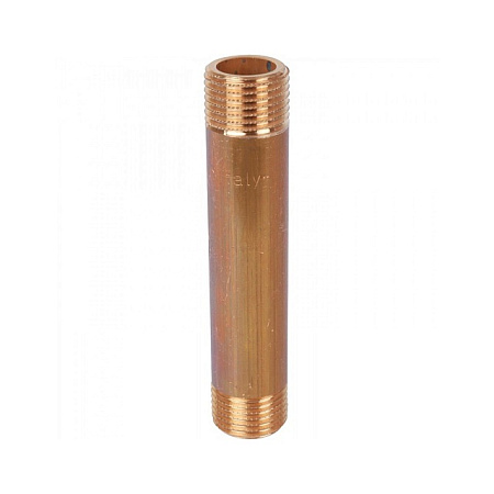 Бочонок резьбовой латунный STOUT без покрытия 11/2"x60мм