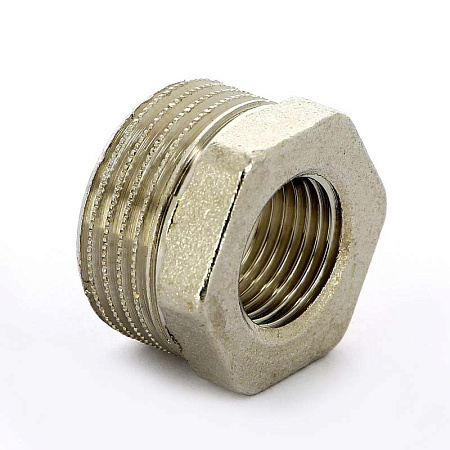 Футорка резьбовая латунная UNI-FITT никель 1"х1/2" ВН