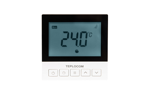 Термостат комнатный TEPLOCOM TSF-Prog-220/16A БАСТИОН