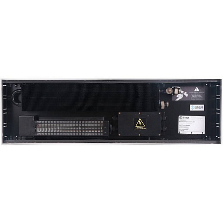 Конвектор внутрипольный STOUT SCQ 75х240х800 принудительная конвекция