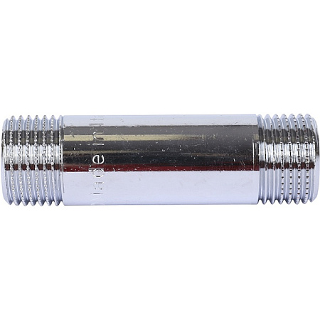 Бочонок резьбовой латунный STOUT хром 1/2"x70мм