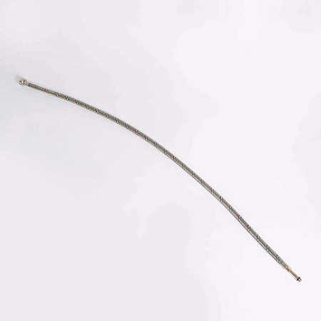 Гибкая подводка для смесителя UNI-FITT МL10х1 - 1/2", 100 см, удл. штуцер, DN 8, оплётка из нерж. ст