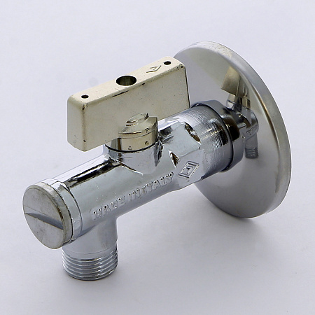 Кран шаровой потребительный угловой BUGATTI MINNESOTA 871 бабочка 1/2"х3/8", для смесителя с фильтро