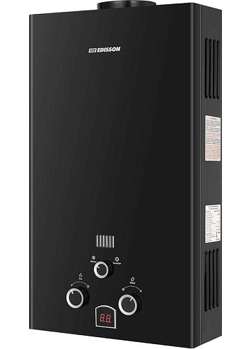 Колонка газовая проточная EDISSON ECO E 20 D BLACK (ЭдЭБ05000)