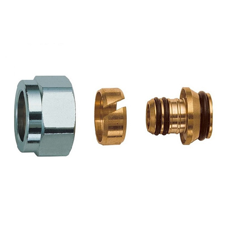 EK Фитинг-евроконус обжимной для полиэтилена UNI-FITT PE-X Ø16х2.2х1/2"