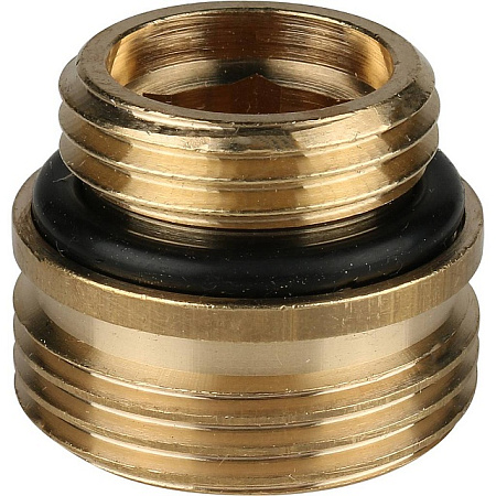 EK Переходник под евроконус латунный STOUT без покрытия 3/4"х1/2" НН, под шестигранник