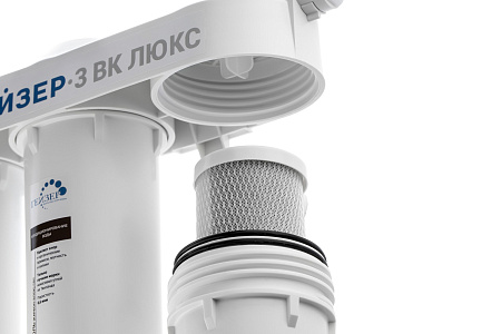 Фильтр под мойку ГЕЙЗЕР-3ВК ЛЮКС мех+CBC+CBC-Ag, кран 3
