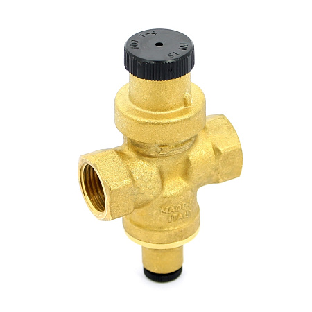 Редуктор давления UNI-FITT 1/2" В 1-4 бар PN15 COMPACT с отверстием под радиальный манометр 1/4"