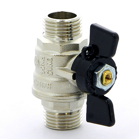 Кран шаровой BUGATTI OREGON 327 бабочка 1/2" НН, полнопроходной