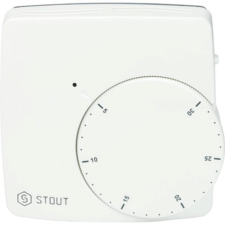 Термостат комнатный STOUT WFHT-DUAL электронный, дистанционный датчик в пол