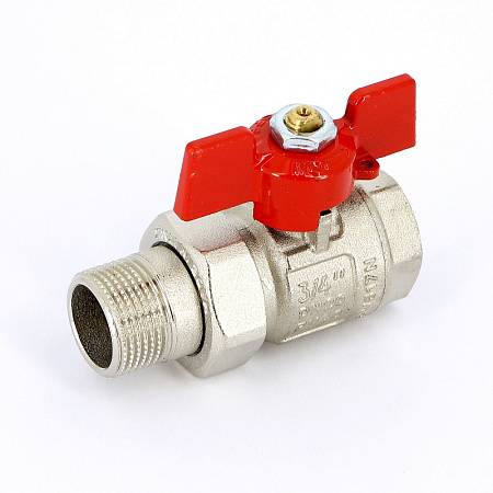 Кран шаровой с американкой UNI-FITT ETALON бабочка 3/4"