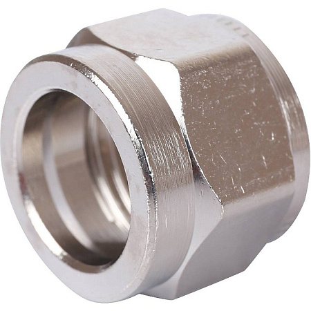 EK Фитинг-евроконус обжимной для полиэтилена STOUT PE-X Ø16х2.2-1/2", посадка Ø16.1 (10/150)