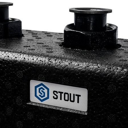 Коллектор распределительный стальной STOUT 3(5) отопительных контура, в теплоизоляции DN25
