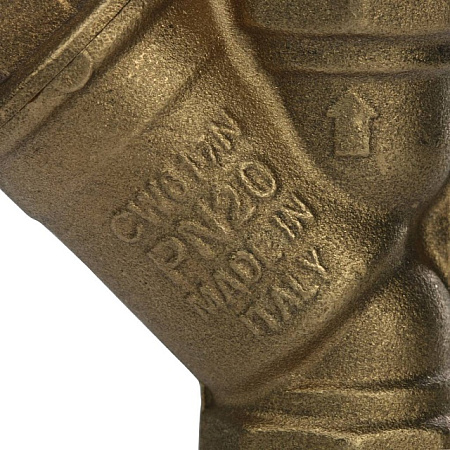 ФГО Фильтр косой грубой очистки STOUT SFW латунный 1/2", 500 мкр, желтый