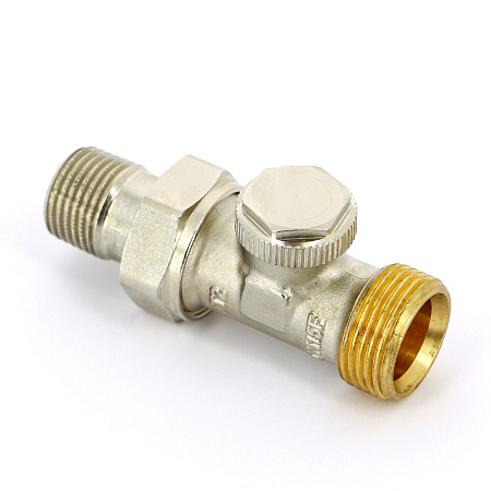 Вентиль обратный UNI-FITT НН 1/2"х3/4"EK с разъемным соединением, никелир.