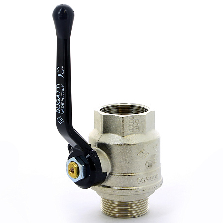Кран шаровой BUGATTI OREGON 305 рукоятка алюминиевая 11/2" ВН, полнопроходной