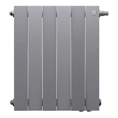 Радиатор биметаллический ROYAL THERMO PIANOFORTE SILVER SATIN VDR80 500x6 секций (НС-1506373)