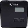 Регулятор комнатный STOUT проводной R-10b чёрный