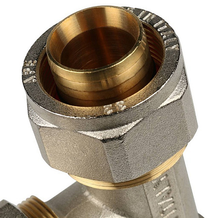 МЦ Тройник равнопроходный цанга для металлопласта STOUT Ø32х32х32