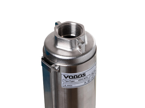 Гидравлическая часть скважинного насоса VODOS 4&amp;quot; VRX 4/23, 2,2 кВт