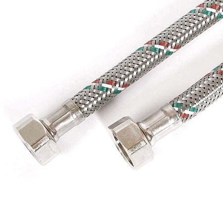 Гибкая подводка UNI-FITT ВВ 1/2", 200 см, DN 8, оплётка из нерж. стали