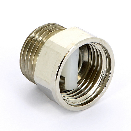 Клапан отсечной для воздухоотводчика UNI-FITT 1/2" x 1/2" никелир.