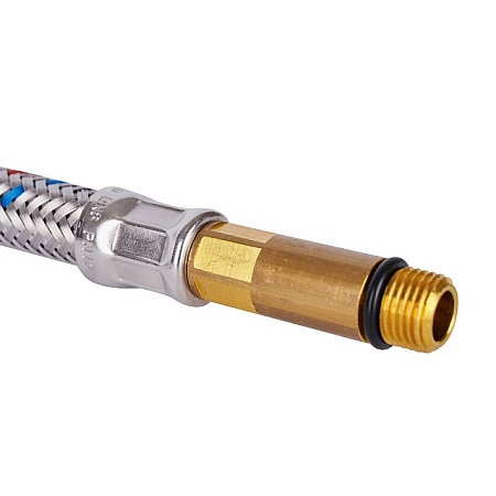 Гибкая подводка для смесителей STOUT нерж.сталь М10*35-1/2"-80 см, пара
