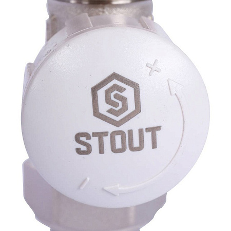 Клапан термостатический прямой STOUT 1/2" х 3/4"ЕК