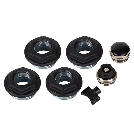 Комплект монтажный Royal Thermo 1”х 1/2" черный (НС-1614222)