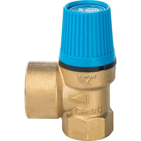 Клапан предохранительный для систем водоснабжения STOUT 1/2" (6 бар)