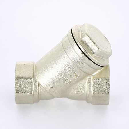 Фильтр косой UNI-FITT ВВ 3/4" 400 мкм, никелированный