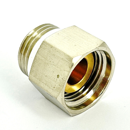 Клапан отсечной для воздухоотводчика UNI-FITT 1/2" ВН, никелированный