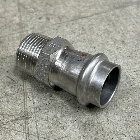 НП Муфта резьбовая пресс из нержавейки UNI-FITT фитинг Ø22x3/4" Н