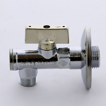 Кран шаровой потребительный угловой BUGATTI MINNESOTA 871 бабочка 1/2"х3/8", для смесителя с фильтро