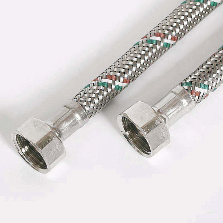 Гибкая подводка UNI-FITT ВВ 1/2", 40 см, DN 8, оплётка из нерж. стали