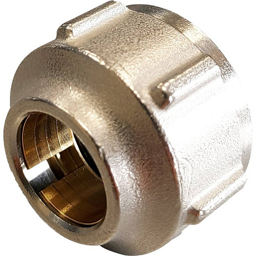 EK Фитинг-евроконус обжимной для жесткой трубки STOUT Ø15х1.0х3/4&amp;quot;, дизайн REHAU (10/100)
