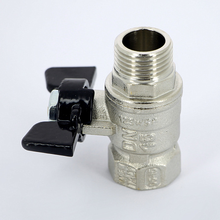 Кран шаровой BUGATTI ARIZONA 607 бабочка 1/2" ВН, стандартный проход