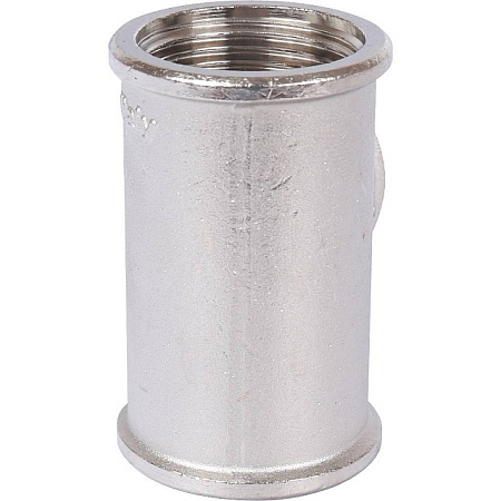 Тройник переходной резьбовой латунный STOUT никель 1"x1"x1" ВНВ