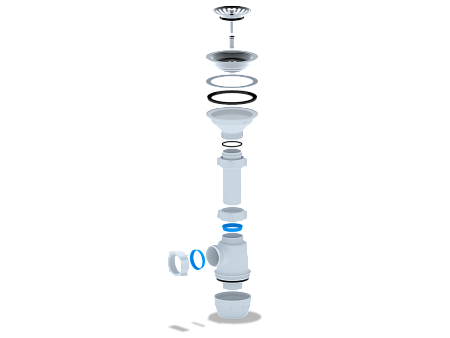 АНИПЛАСТ Сифон Грот 31/2"х40