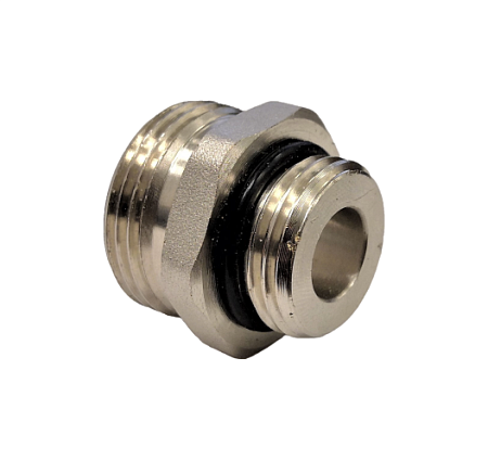 EK Переходник под евроконус латунный SMS 321/N никель 3/4"х1/2" НН, с гранями