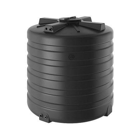 Бак для воды пластиковый АКВАТЕК ATV-1500 DW с поплавком (черно-белый)
