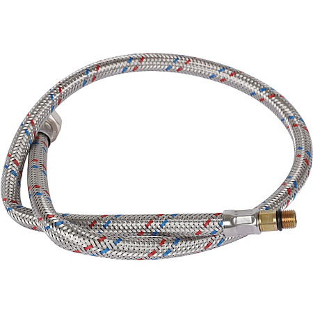 Гибкая подводка для смесителей STOUT нерж.сталь М10*18-1/2"-80 см, пара